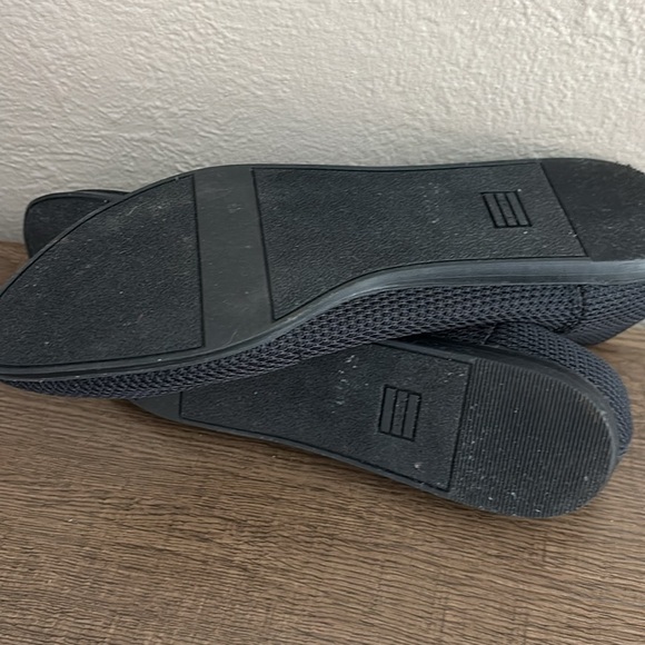 TOMS Women's Katie Knit Pointed Toe Flats, Black, Size 10, Slip On - Picture 5 of 7